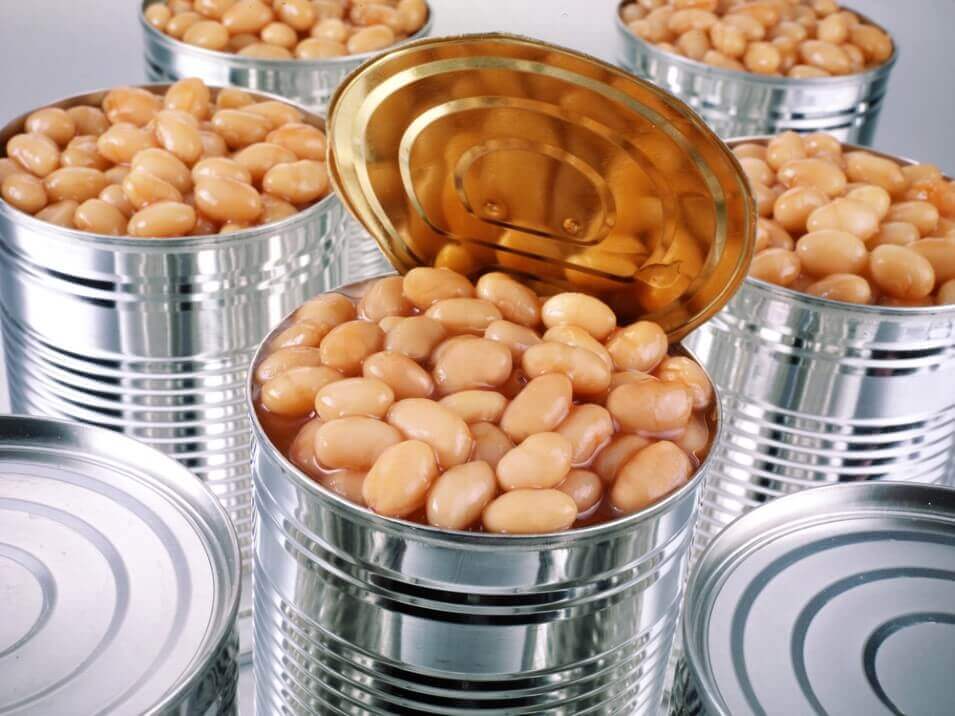 Beans in can