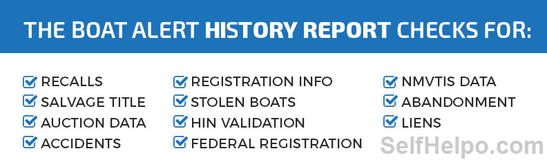 Boat Alert History Report What you need to check