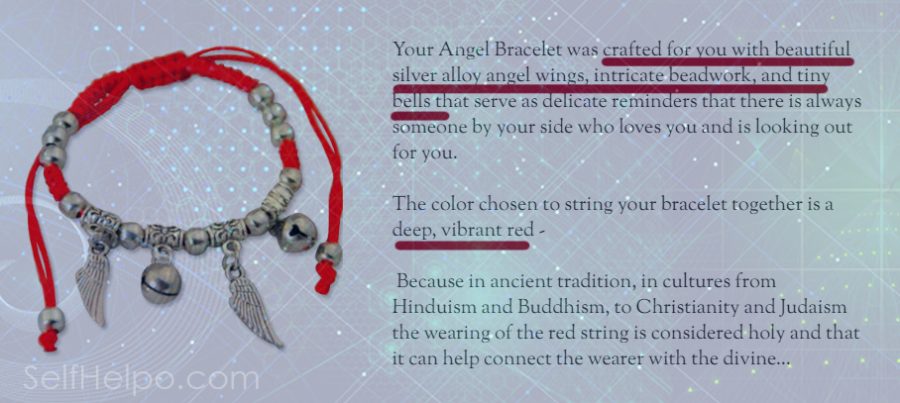 Cosmic Angel Bracelet Crafted