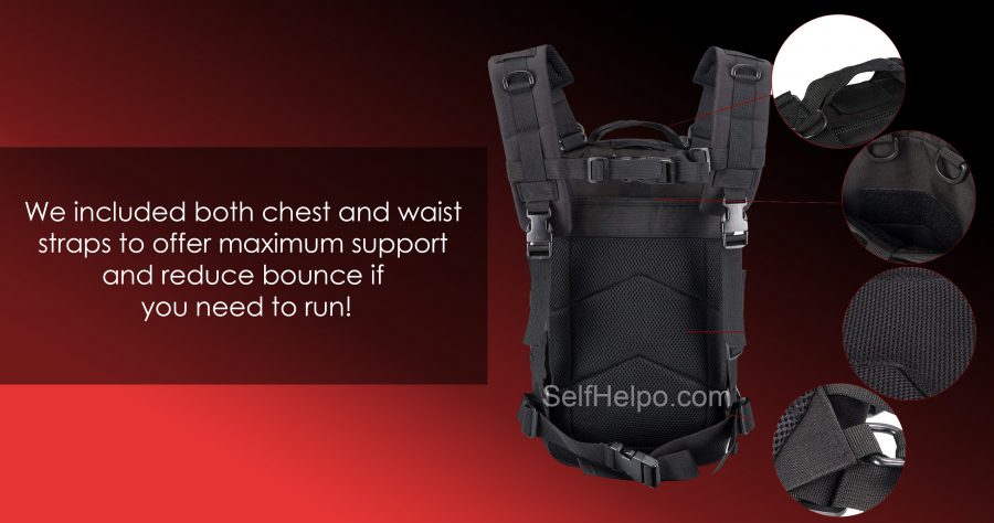 Evatac Assault Bag Comfortable with support