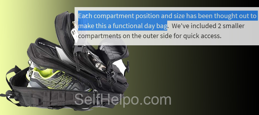 Evatac Assault Bag Compartment