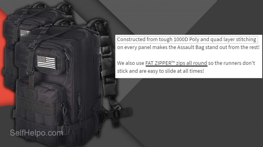 Evatac Assault Bag Good Quality