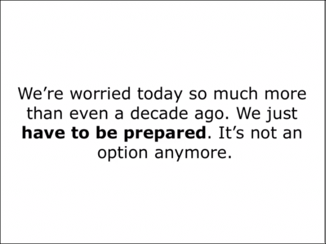 Worries are not without a cause!