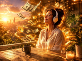 Daily Cash Clock audio system for daily cash manifestation and abundance mindset training